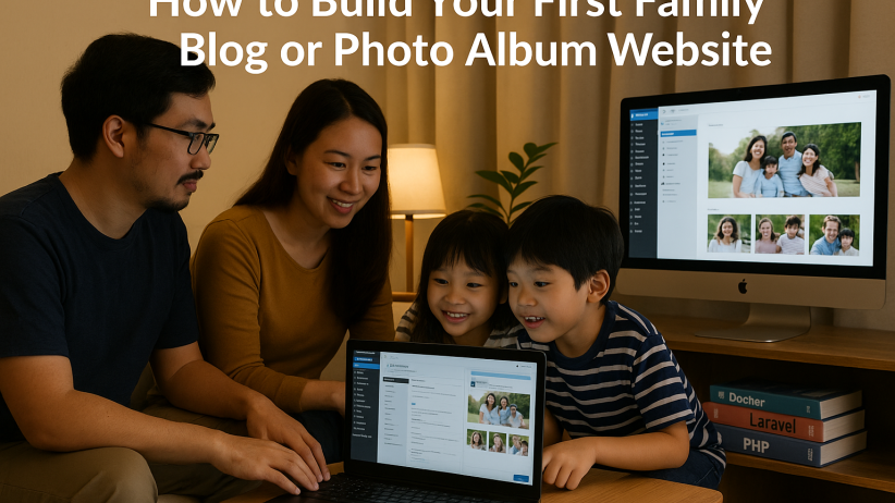How to Build Your First Family Blog or Photo Album Website